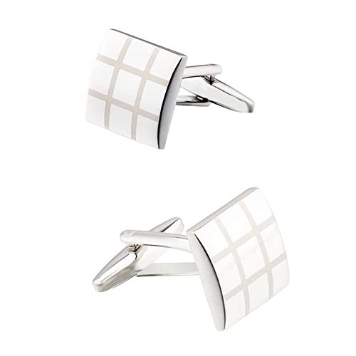 WIPPWER Jewelry Cufflinks Metal Glossy Cufflinks Cuff Nails Men's French Shirt Buttons von WIPPWER