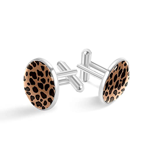WIPPWER Leopard, Cufflinks and Studs Set for Tuxedo Shirts Business Wedding WIPPWER Leopard, Cufflinks and Studs Set for Tuxedo Shirts Business Wedding von WIPPWER