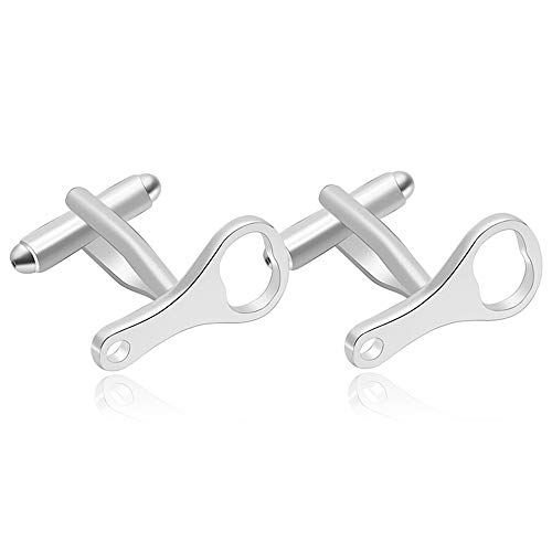 WIPPWER Business Cufflinks Men's Metal Musical Cufflinks Shirt Cufflinks Business Shirt for Wedding and Other Occasions for Business Wedding Gift von WIPPWER