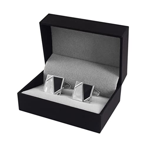 WIPPWER Classic Business Style Cufflinks for Mens Square Shell Cuff Links Wedding Party Cufflink von WIPPWER