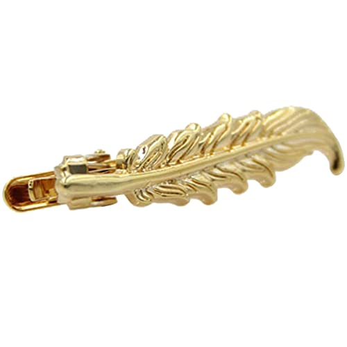 WIPPWER Cufflink Tie Bar Clip Leaf Shaped Tie Pin Business Suit Tie Clip Sleeve Button Gift Jewelry for Men Accessories von WIPPWER