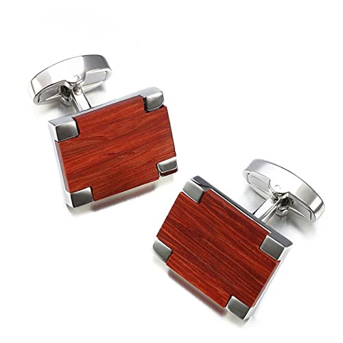 WIPPWER Cufflinks for Men Cufflinks Wedding Husband Present Cuff Links Groomsmen Cufflinks Business Wedding Party(C) von WIPPWER