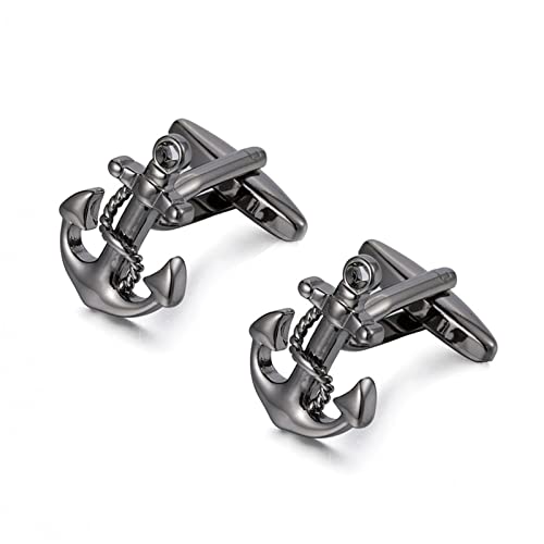 WIPPWER Cufflinks for Men Simple Cufflinks for Men's Business Wedding Wedding Cufflinks Business Wedding Party(C) von WIPPWER
