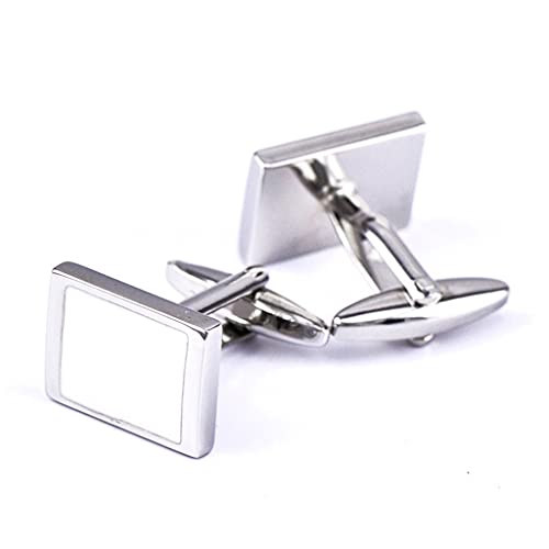 WIPPWER Cufflinks for Men's French Shirt Cufflinks Enamel Metal Cufflinks Cuff Buttons Oxidation Durable von WIPPWER
