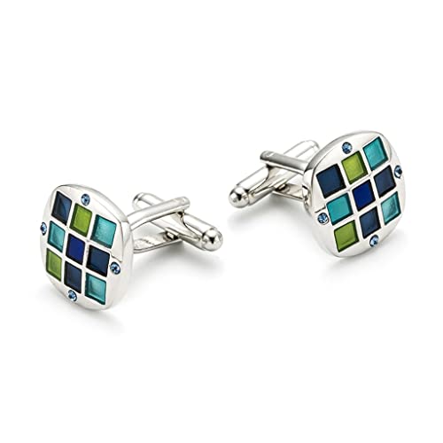 WIPPWER French Shirt Metal Buttons Dress Cufflinks Party Clothing Accessories Poly Men's Clothing Cuffs von WIPPWER