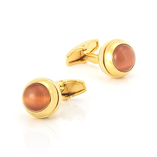 WIPPWER Jewelry Cufflinks High-end Fashion Spherical Accessories Metal Cufflinks Men's French Shirt Cuff Button Cuff Nails von WIPPWER