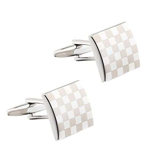 WIPPWER Jewelry Cufflinks Metal Glossy Cufflinks Cuff Nails Men's French Shirt Cuff Buttons von WIPPWER