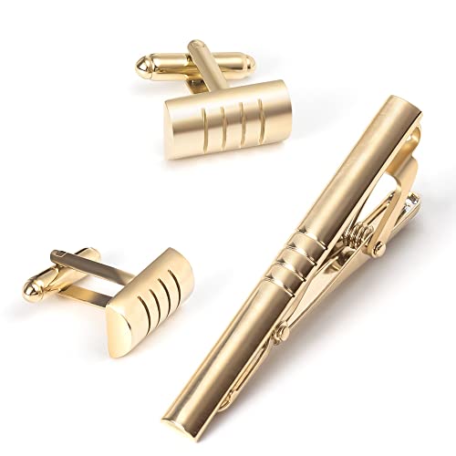 WIPPWER Men's Shirt Cufflinks Fashion Metal Cufflinks Tie Clip Set Men's French Shirt Cufflinks Set WIPPWER Men's Shirt Cufflinks Fashion Metal Cufflinks Tie Clip Set Men's French Shirt Cufflinks Set von WIPPWER