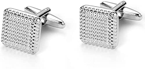 WIPPWER Mens Cufflinks Elegant Style Cuff Classic Silver Color Kappa Men's Cufflinks Gift Party Wedding Suit Shirt Cuffs Button Links Clothing Accessories von WIPPWER