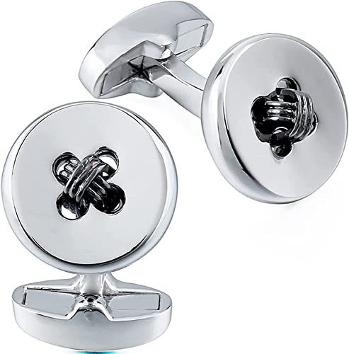 WIPPWER Mens Cufflinks Elegant Style Cuff Cufflink Cuffs Button, Classic Cufflink Cufflink Button, Classic Cufflink Button French Cufflink, Cufflink Cufflinks(Gun) von WIPPWER