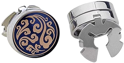 WIPPWER Mens Cufflinks Elegant Style Cuff Cufflinks Cufflinks Men's Unisex Set Shirt Cufflinks Accessories Fashion and Novel Round Cufflinks Business Banquet Cufflinks Clothing Accessories von WIPPWER