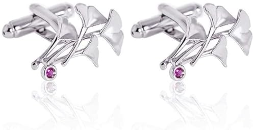 WIPPWER Mens Cufflinks Elegant Style Cuff Men's Business Wedding Cufflinks Button Creative Gleet French Shirt Sleeve Nail Cufflinks von WIPPWER