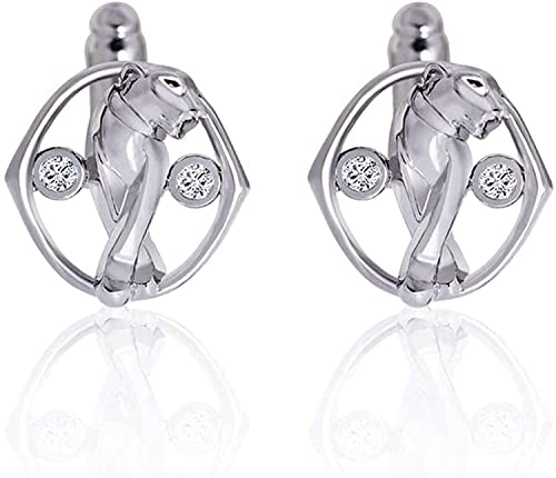 WIPPWER Mens Cufflinks Elegant Style Cuff Men's Classic Cufflinks, Men's Cufflinks Set Men's Cufflinks, Fine Caflinks Holore Pad Print Animal Fashion Cool Cufflink Clothing Accessories von WIPPWER