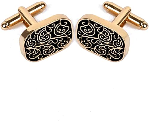 WIPPWER Mens Cufflinks Elegant Style Cuff Men's Classic Cufflinks, Men's Cufflinks Sets Set Vintage Cufflinks Men's Jewelry Shirt Cuffs Button Cuff Button Cufflinks von WIPPWER