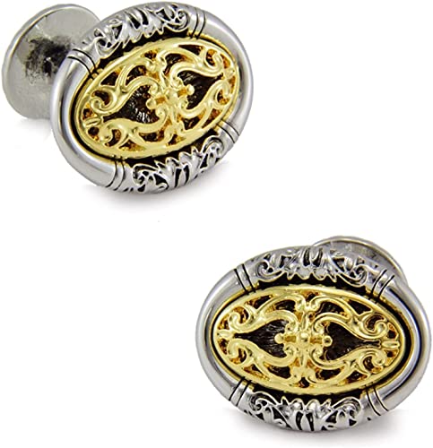 WIPPWER Mens Cufflinks Elegant Style Cuff Men's Cufflinks Button Shirts Unique Accessories Metal Personalized Women and Cuffs Button Cuffs Button Cufflinks(6) von WIPPWER