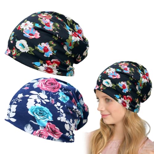 2 Stücke Chemo kopfbedeckung damen Frauen Chemo Hüte Turban Damen Chemotherapie Krebs Hut Vorgebunden Beanie Kopfbedeckung Plissee Mütze 2 Stücke Chemo kopfbedeckung damen Frauen Chemo Hüte Turban Damen Chemotherapie Krebs Hut Vorgebunden Beanie Kopfbedeckung Plissee Mütze von WIRZUL