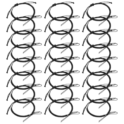 24 Stück Freundschaft Armbänder Handgefertigt Geflochten Wickelarmband Kinder Mädchen Armband Gewebte Dünn Armbänder Freundschaftsarmband für Frauen Mädchen (D) von WIRZUL