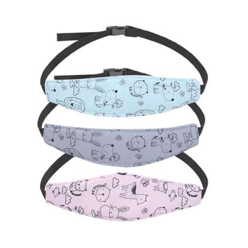 3 Stück Kopfband kindersitz Kopfsicherung kindersitz Kopfhalterung Kindersitz Auto Autositz Baby Kindersitz KopfstüTze Schlafen Kopfhalter Auto Schlaf Kind Geeignet Für Säuglinge von WIRZUL