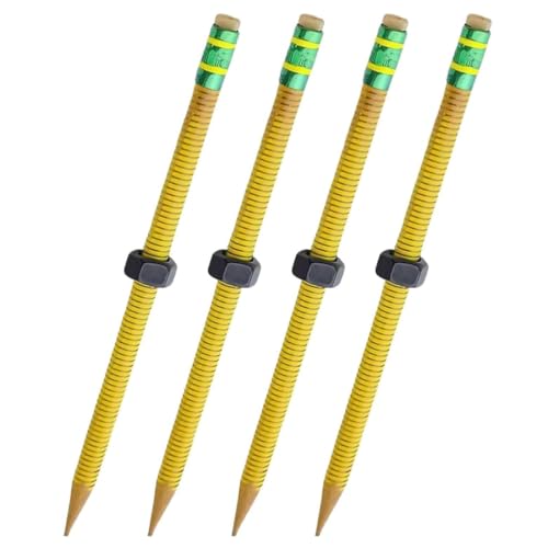 4 Stück ADHD Gewindestift, Nuss-Dekompressionsstift Holzbleistift, Fidget-Stifte für Kinder, Konzentrationsstift, Schulmaterial mit sensorischem Spielzeug mit Muttern 4 Stück ADHD Gewindestift, Nuss-Dekompressionsstift Holzbleistift, Fidget-Stifte für Kinder, Konzentrationsstift, Schulmaterial mit sensorischem Spielzeug mit Muttern von WIRZUL