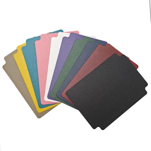 50 Stück Kartentrenner, 93x68mm Trennkarten Plastik, Standardgröße Kartentrenner, Kartenteiler Kunststoff, Kartentrenner Sammelkarten, Karten Divider für Spiele Aufbewahrungsboxen Ordner(10 Farbe) 50 Stück Kartentrenner, 93x68mm Trennkarten Plastik, Standardgröße Kartentrenner, Kartenteiler Kunststoff, Kartentrenner Sammelkarten, Karten Divider für Spiele Aufbewahrungsboxen Ordner(10 Farbe) von WIRZUL