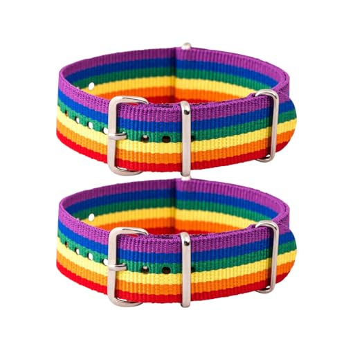 Pride Bracelets,2 Stück Regenbogenarmband, LGBTQ+ Bänder für Pride Month CSD Wurfgeschenk, Gay Pride Armbänder,Pride Armband LGBTQ Accessoires Armbänder Gay Flag und regenbogenfarbenes Uhrenarmband Pride Bracelets,2 Stück Regenbogenarmband, LGBTQ+ Bänder für Pride Month CSD Wurfgeschenk, Gay Pride Armbänder,Pride Armband LGBTQ Accessoires Armbänder Gay Flag und regenbogenfarbenes Uhrenarmband von WIRZUL