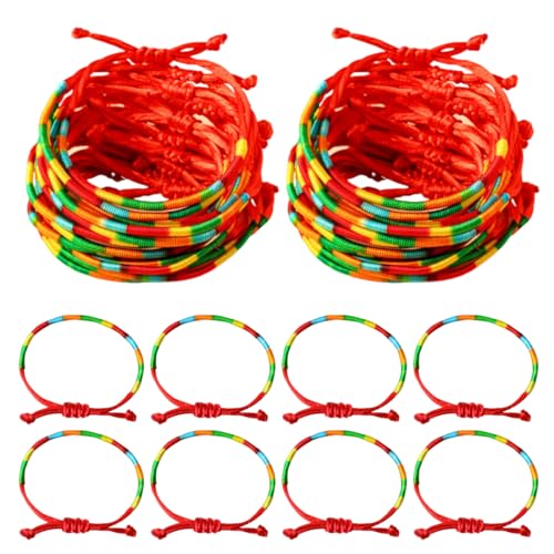WIRZUL 100 Stück Freundschaft Armbänder,Handgefertigt Geflochten Wickelarmband Kinder Armband Gewebte Freundschaftsarmband Verstellbares BFF Armbänder sarmbänder für Frauen Mädchen-Stil 2 WIRZUL 100 Stück Freundschaft Armbänder,Handgefertigt Geflochten Wickelarmband Kinder Armband Gewebte Freundschaftsarmband Verstellbares BFF Armbänder sarmbänder für Frauen Mädchen-Stil 2 von WIRZUL