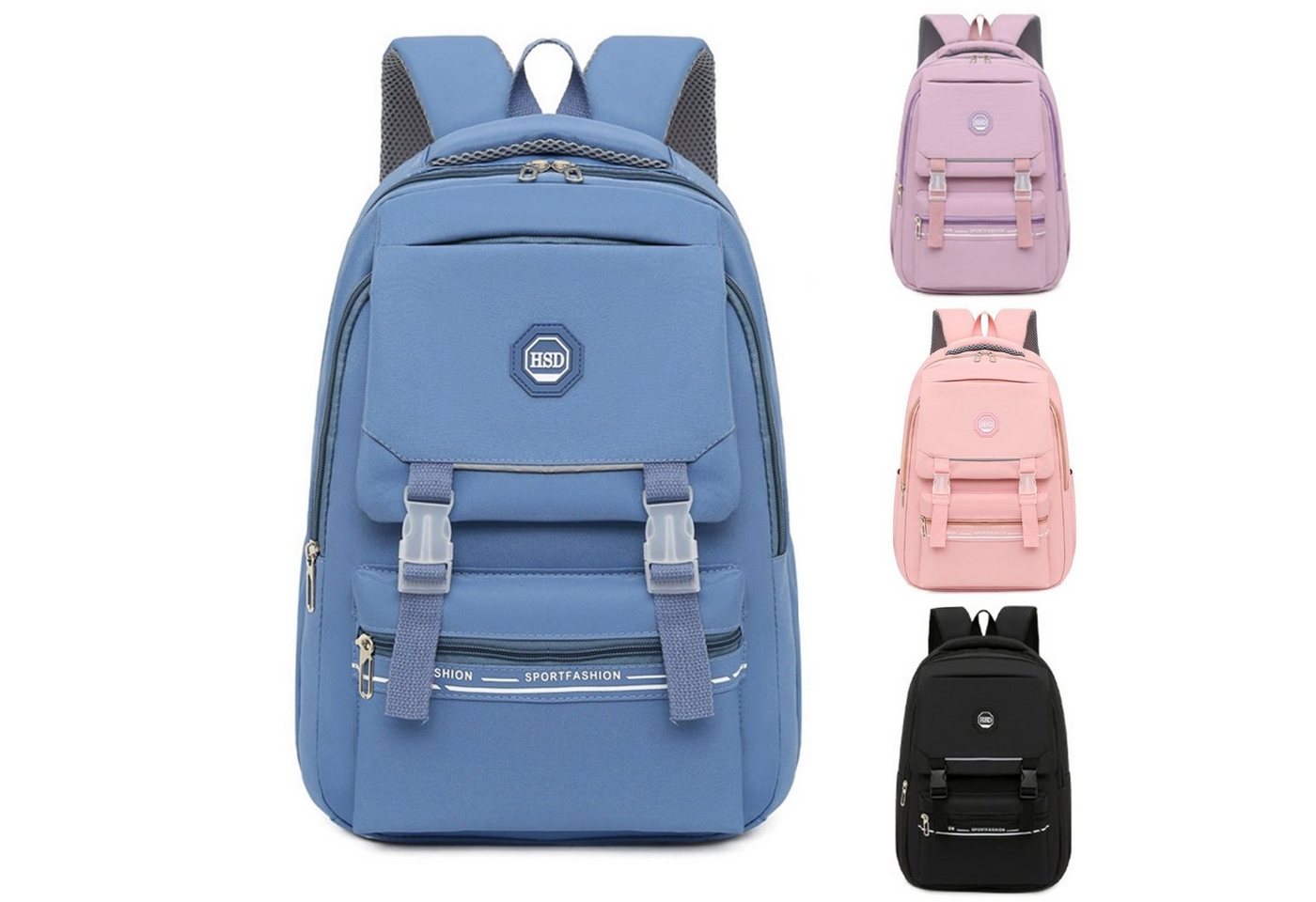 WISHDOR Schulrucksack Laptop Rucksack Rucksäcke Schulranzen Wasserbeständig Laptoptasche (1 Stück Notebook Laptop Tasche Schule Uni Rucksack, Backpack mit Laptopfach, für bis 15,6-Zoll Laptop, 47 x 32 x 22 cm), für Herren Damen Schüler Teenager Studenten Jungen Freizeit Arbeit von WISHDOR