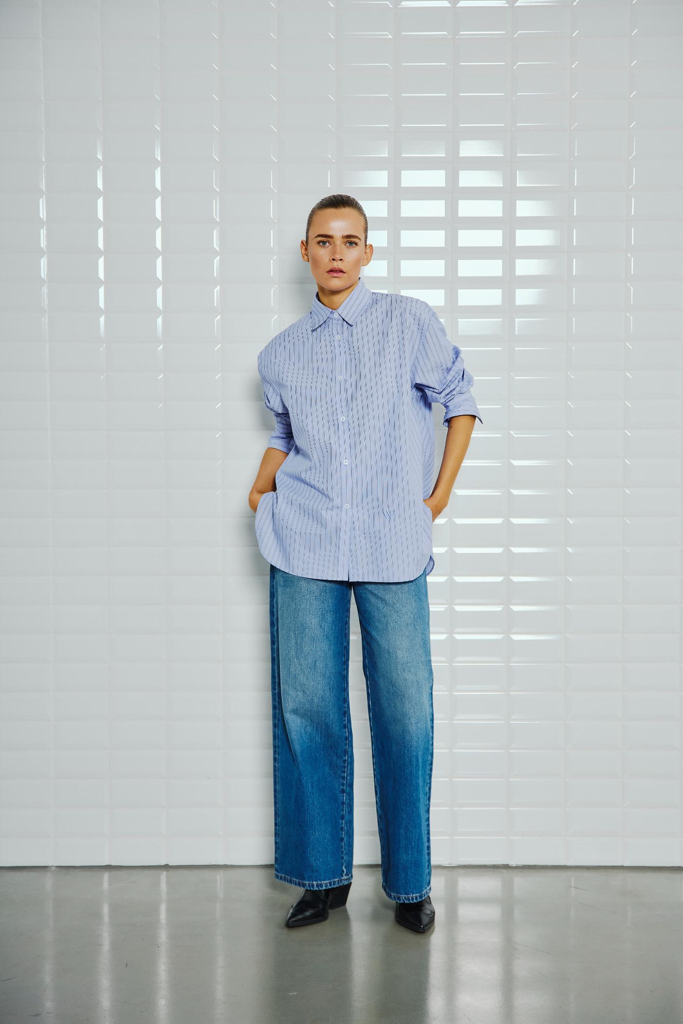 WITHBLACK - Shirts Weiblich Blau - Gr. - M von WITHBLACK