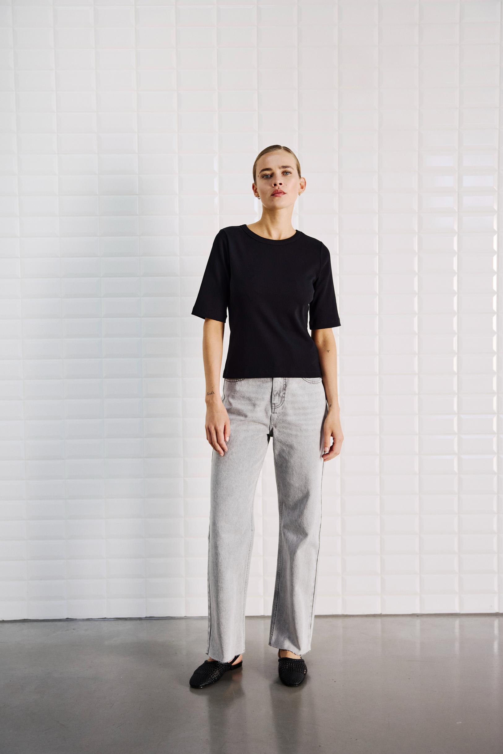 WITHBLACK - Shirts Weiblich Schwarz - Gr. - S von WITHBLACK