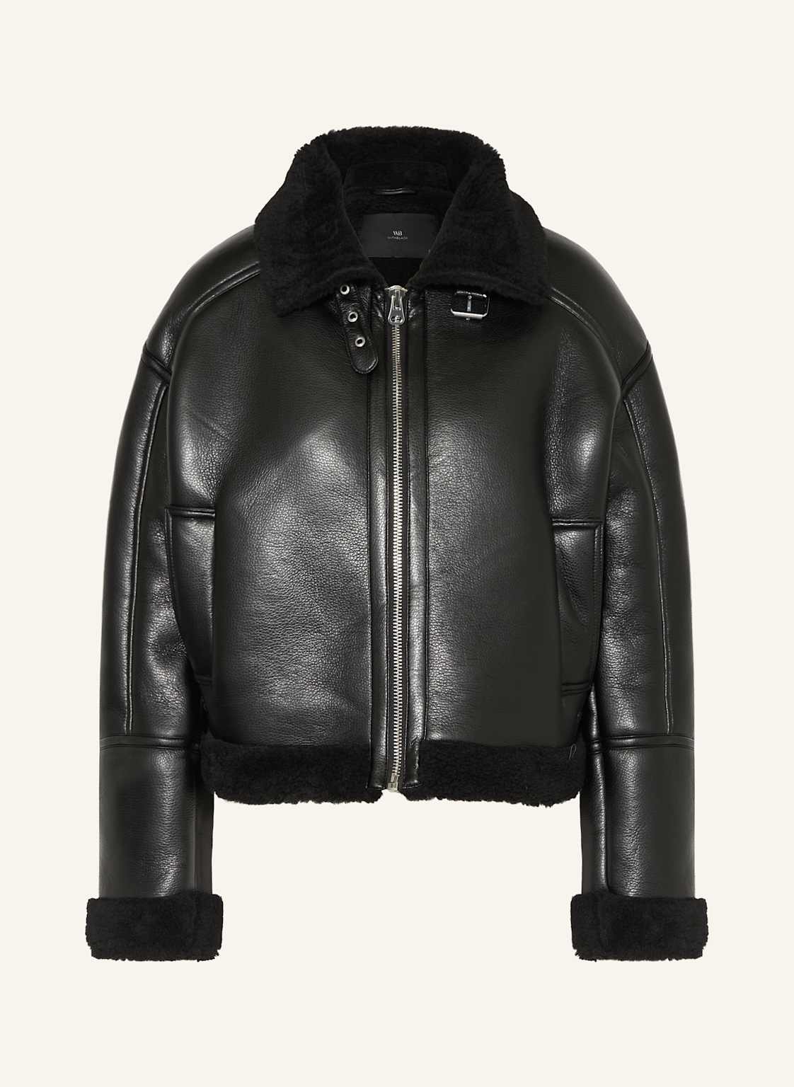 Withblack Jacke Rocky In Lederoptik Mit Kunstfell schwarz Withblack Jacke Rocky In Lederoptik Mit Kunstfell schwarz von WITHBLACK