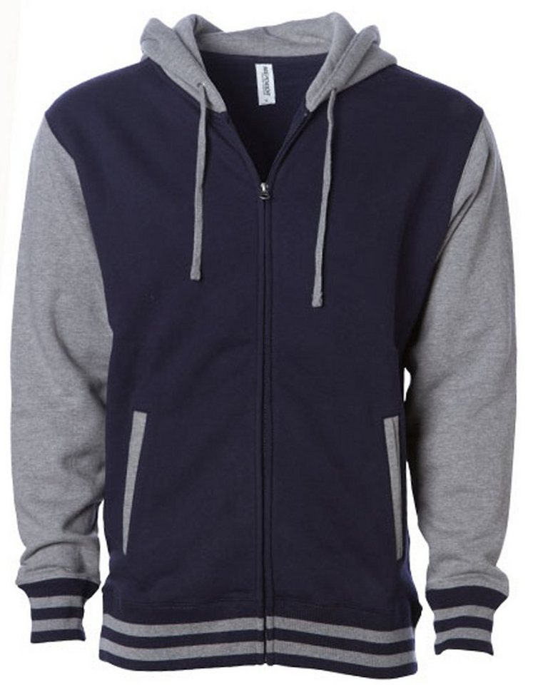 WITORU Kapuzensweatjacke Herren Sweatjacke mit Kapuze / Zip-Hoodie / Jacke mit Kapuze im Collegejacken Style von WITORU