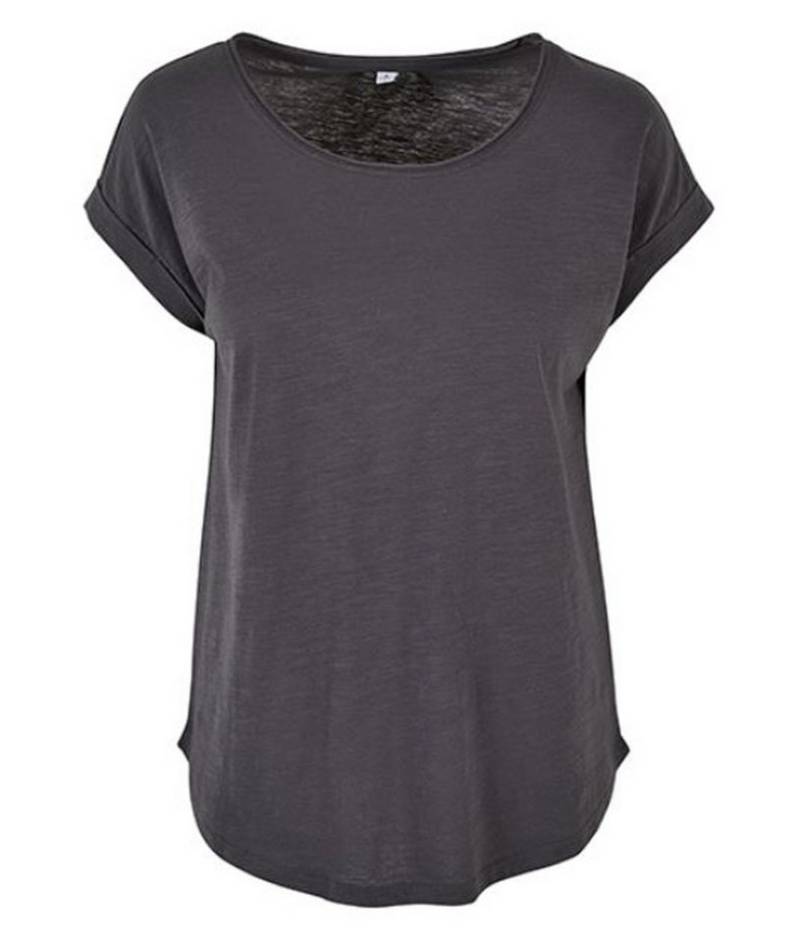 WITORU T-Shirt 1er/2er Pack Damen Long Slub T-Shirt für Frauen u. Mädchen (1-tlg) Gr. XS bis 5XL - 100% Baumwolle von WITORU