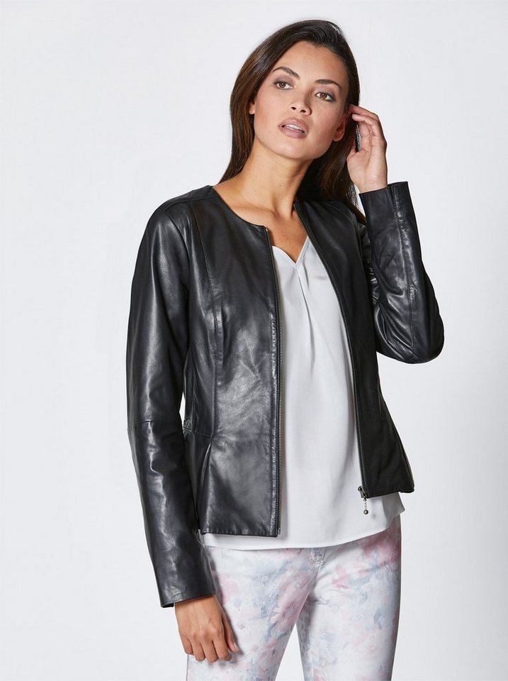 Witt Blusenblazer Lederblazer von Witt