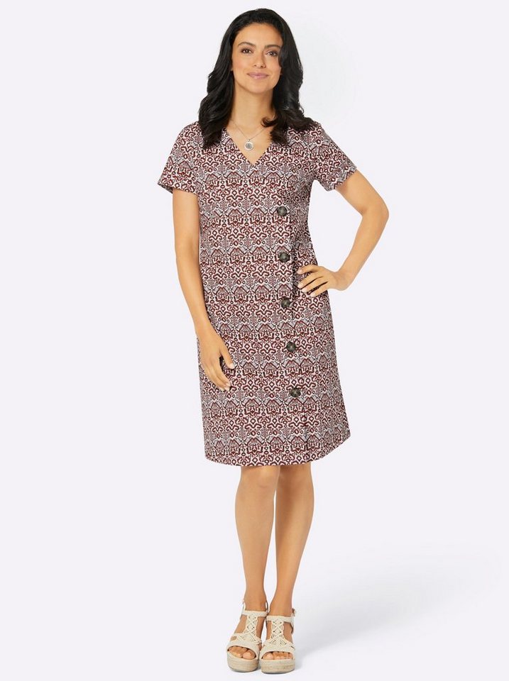 Witt Etuikleid Druckkleid . von Witt