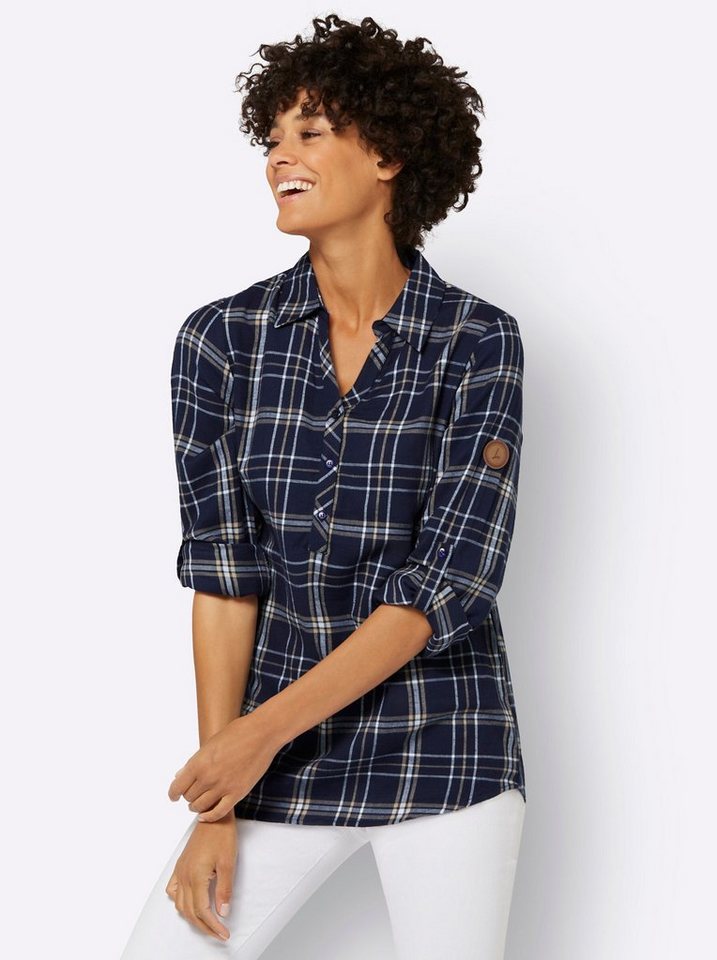 Witt Klassische Bluse Flanellbluse . von Witt