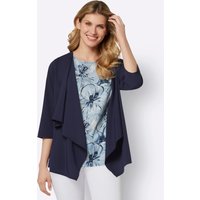 Witt Weiden Damen 2-in-1-Bluse marine-weiß von Witt