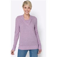 Witt Weiden Damen 2-in-1-Pullover orchidee-meliert von Witt