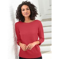 Witt Weiden Damen 3/4 Arm-Pullover korallenrot von Witt