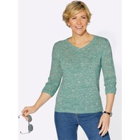 Witt Weiden Damen 3/4 Arm-Pullover salbei-meliert von Witt