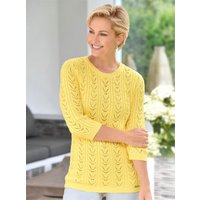 Witt Weiden Damen 3/4 Arm-Pullover zitrone von Witt