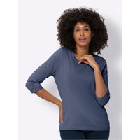 Witt Weiden Damen 3/4-Arm-Shirt rauchblau von Witt