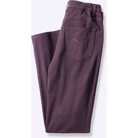 Witt Weiden Damen 5-Pocket-Jeans aubergine von Witt