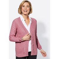 Witt Weiden Damen Ajourstrickjacke altrosa von Witt