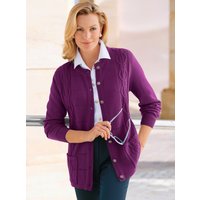 Witt Weiden Damen Ajourstrickjacke pflaume von Witt