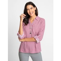 Witt Weiden Damen Bluse altrosa-dunkelrot-bedruckt von Witt