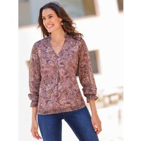 Witt Weiden Damen Bluse hortensie-cognac-bedruckt von Witt