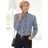 Witt Weiden Damen Bluse marine-flieder-bedruckt von Witt