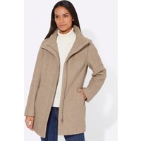 Witt Damen Boucléjacke in Melange-Optik, beige von Witt