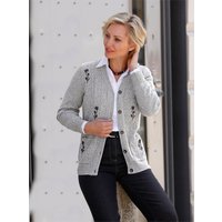 Witt Weiden Damen Cardigan hellgrau-meliert von Witt