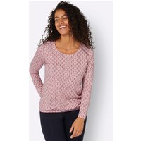 Witt Weiden Damen Druck-Shirt rosenholz-ecru-bedruckt von Witt